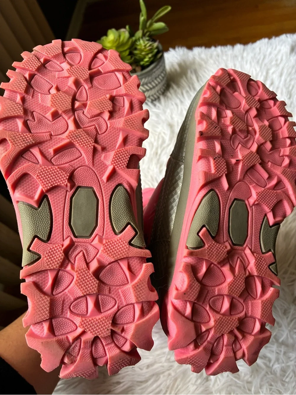 COGA Pink Snowflake Winter Boots